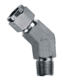 Nickel Alloy 200 45 Deg Male Elbow - 45ME