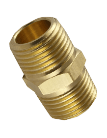 Brass IS 319 / BS 218 Hex Nipple