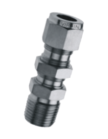 Nickel Alloy 200 Bulk Head Male Connector - BMC
