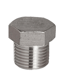 Stainless Steel Hex Male Plug